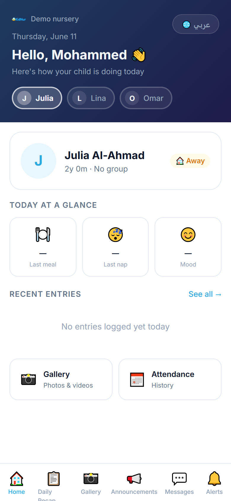 KidNur Parent App